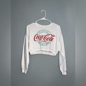 Coca-Cola cropped sweatshirt